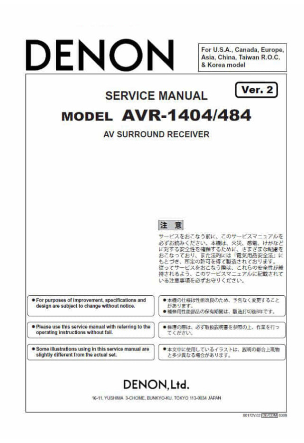 AVR-1404, AVR-484 Ver.2